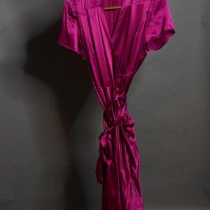 INC silk wrap dress